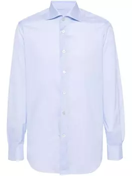Рубашка с длинными рукавами Kiton, синий