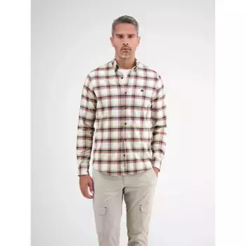 Рубашка с длинными рукавами LERROS "Рубашка с длинными рукавами LERROS, BIG FLANNELCHECK", белый