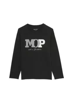 Рубашка с длинными рукавами Marc O'Polo "из органического хлопка", черный