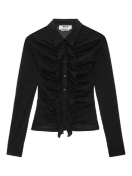 Рубашка с длинными рукавами MSGM, черный