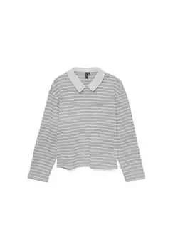 Рубашка с длинными рукавами Vero Moda, серый