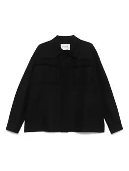 Рубашка с карманами JIL SANDER+, черный