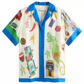 Рубашка с коротким рукавом Alemais Rollers Shirt, цвет Multi