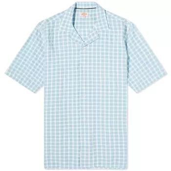 Рубашка с коротким рукавом Armor-Lux Check Vacation Shirt, цвет Pagoda