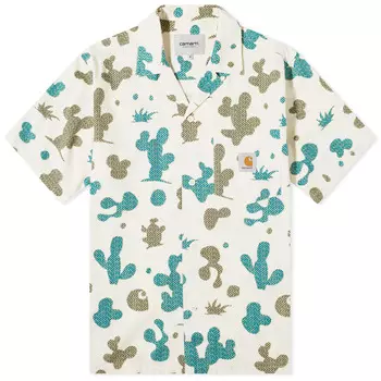 Рубашка с коротким рукавом Carhartt Wip Opus Vacation Shirt, цвет Wax
