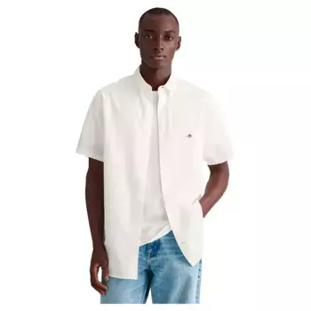 Рубашка с коротким рукавом Gant 3240101, белый