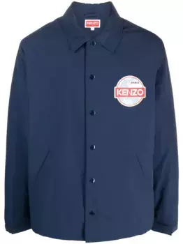 Рубашка с логотипом KENZO, синий