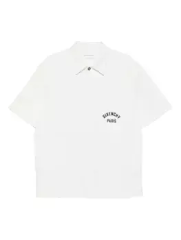 Рубашка с логотипом Парижа Givenchy, нейтральный
