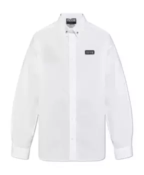 Рубашка с логотипом Versace Jeans Couture, белый