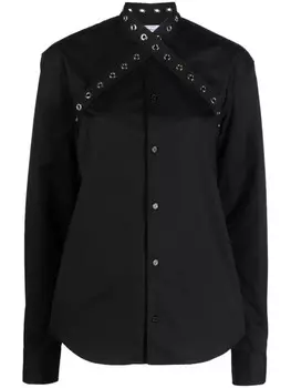 Рубашка с люверсами Off-White, черный