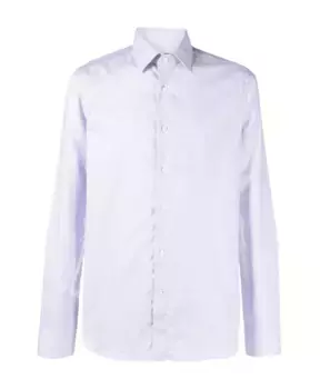 Рубашка с принтом Canali, фиолетовый