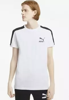 Рубашка с принтом ICONIC Puma, белый