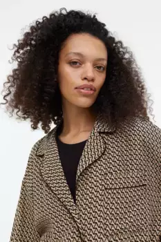 Рубашка с рисунком H&M, бежевый