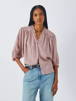 Рубашка с рюшами от кати AND/OR, цвет Deauville Mauve