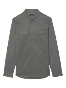 Рубашка Saby с карманами Zadig&Voltaire, зеленый