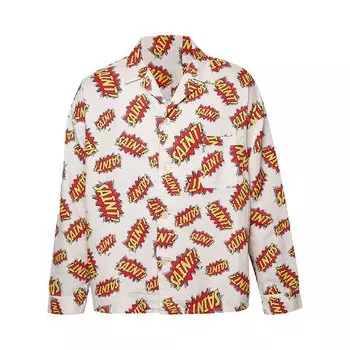 Рубашка Saint Michael Pow Pajama Shirt 'White', белый