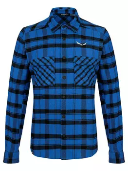 Рубашка Salewa Funktionshemd Puez, синий