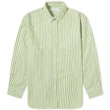 Рубашка Samsoe Samsoe Lova Striped, зеленый