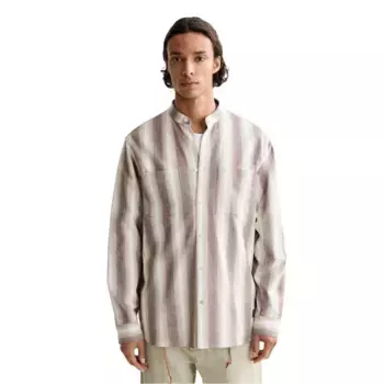 Рубашка Scotch & Soda Shadow Striped, бежевый