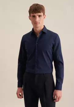Рубашка Seidensticker Business Slim, темно синий