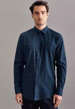 Рубашка Seidensticker Casual Regular, зеленый