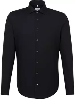 Рубашка Seidensticker Hemd - Slim fit -, черный