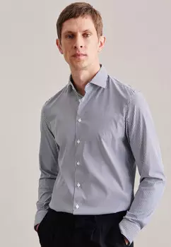 Рубашка Seidensticker Performance Slim, темно синий