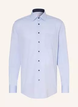 Рубашка seidensticker Regular Fit, светло-синий