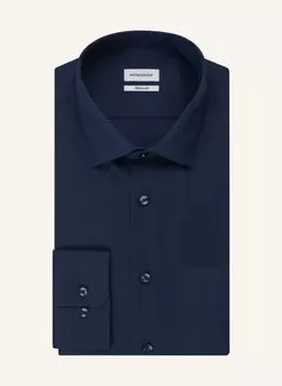 Рубашка seidensticker Regular Fit, темно-синий