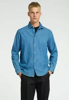 Рубашка SELECTED Selected Homme, синий деним