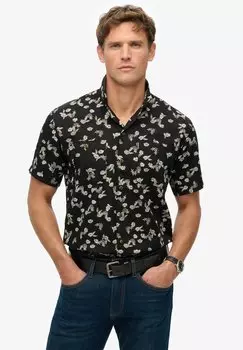 Рубашка SHORT SLEEVE Superdry, черный
