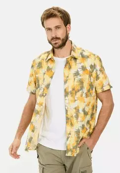 Рубашка SHORTSLEEVE camel active, желтый