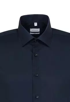 Рубашка Slim Fit Seidensticker, синяя