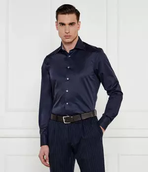 Рубашка Slim fit Stenstrms, синий