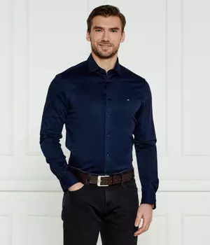 Рубашка Slim fit Tommy Hilfiger, синий
