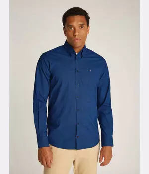 Рубашка Slim fit Tommy Hilfiger, синий