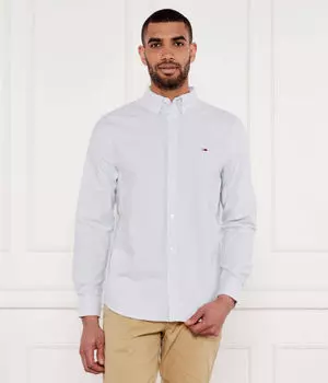 Рубашка Slim fit Tommy Jeans, синий