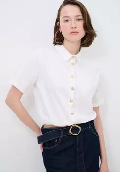 Рубашка SNAP CROP adL, белый