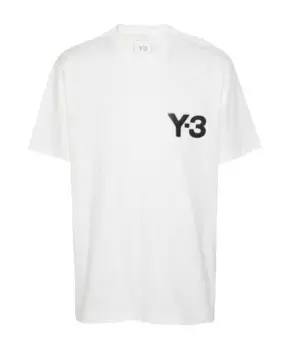 Рубашка со светоотражающим логотипом Y-3, белый