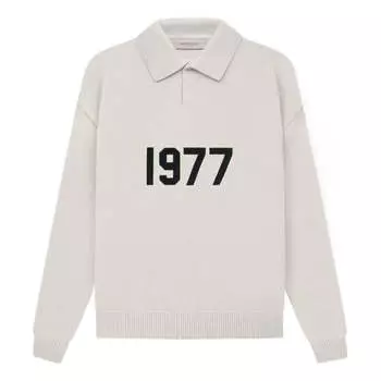 Рубашка ss22 1977 henley rugby polo shirt 'wheat' Fear Of God Essentials, серый