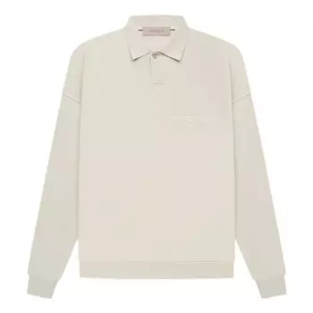 Рубашка ss22 long sleeve polo shirt 'wheat' Fear Of God Essentials, бежевый