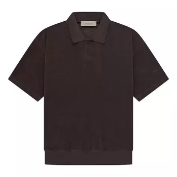 Рубашка ss23 terry polo shirt 'plum' Fear Of God Essentials, фиолетовый