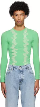 Рубашка SSENSE Exclusive Green Emery Eytys