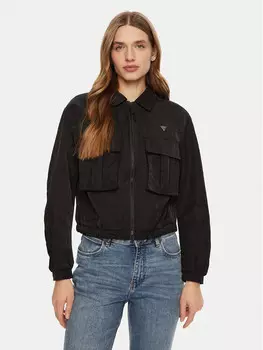 Рубашка стандартного кроя Guess, черный