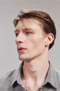 Рубашка стандартного кроя H&M, серый