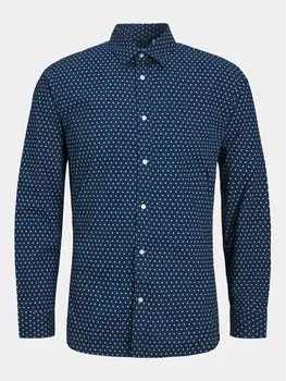 Рубашка стандартного кроя Jack&Jones, синий
