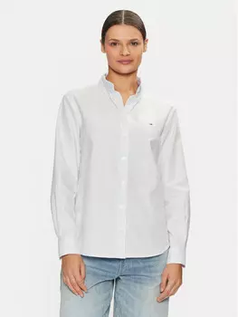 Рубашка стандартного кроя Tommy Jeans, голубой