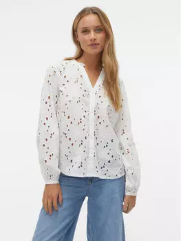 Рубашка стандартного кроя Vero Moda, белый