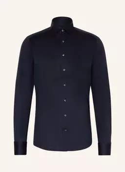 Рубашка Stenstrms JerseySlim Fit, темно-синий