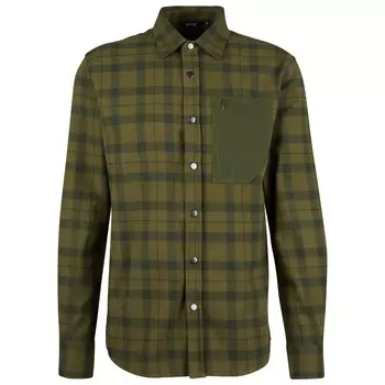 Рубашка Stoic MMXX Locksta Flannel Shirt, цвет Olive/Dark Pine